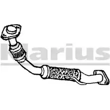 Выхлопная труба глушителя KLARIUS 110345 3059459 1913K36 N1 Y7JG5 изображение 0