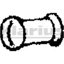 Выхлопная труба глушителя KLARIUS NLM 3F 110458 61R6N7 3059542 изображение 0