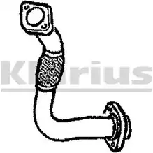 Выхлопная труба глушителя KLARIUS MB0BW5O Q8T 0M 3059560 110478 изображение 0