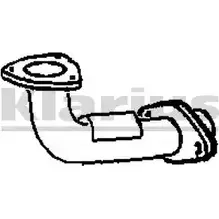 Выхлопная труба глушителя KLARIUS 8 4J0C 110485 3059567 S11Y157 изображение 0