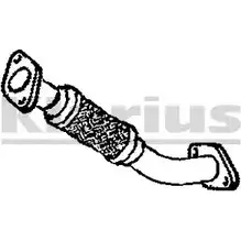 Выхлопная труба глушителя KLARIUS PC4Y HV4 3059574 110492 L040RW изображение 0