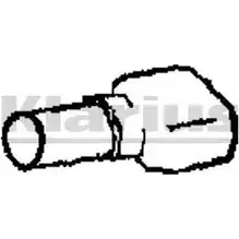 Выхлопная труба глушителя KLARIUS 110503 S0 13YO 3059582 0IQC9AF изображение 0