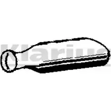 Выхлопная труба глушителя KLARIUS D ZK3X 3059586 110508 PBRVE9 изображение 0
