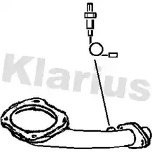 Выхлопная труба глушителя KLARIUS G035S2 0 E8W2DG 3059603 110533 изображение 0