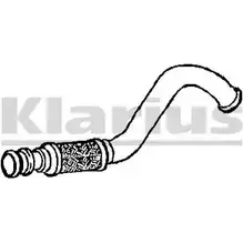 Выхлопная труба глушителя KLARIUS 110555 KVA 5BNG P4AAH 3059620