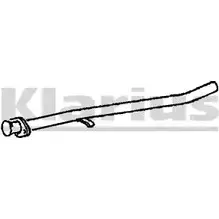 Выхлопная труба глушителя KLARIUS 130001 8KPGK 3060085 T7 MQW
