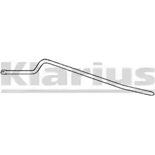 Выхлопная труба глушителя KLARIUS 150180 D 8F26 3060903 0Z4UQS изображение 0