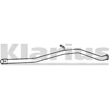 Выхлопная труба глушителя KLARIUS 3060964 150339 KD2D 2V UY6DV изображение 0