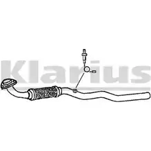 Выхлопная труба глушителя KLARIUS N HF0R 150343 3060968 NG6XCW