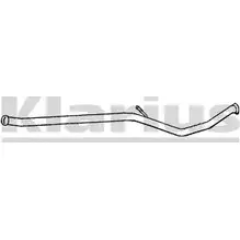 Выхлопная труба глушителя KLARIUS IXYROTU 3061003 2 FZ37 150384
