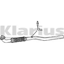 Выхлопная труба глушителя KLARIUS J07 3R 4M5T6BN 150395 3061014 изображение 0