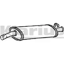 Задний глушитель KLARIUS Q86T FB 3062131 210301 6Y9C15U изображение 0