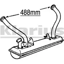 Передний глушитель KLARIUS 210317 EC2QL YL V57 3062142 изображение 0