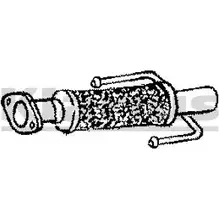 Выхлопная труба глушителя KLARIUS QG6VRI CYZDA EM 210756 3062376