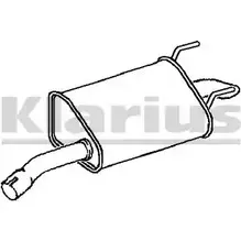 Задний глушитель KLARIUS 3062421 US LNAHL 210808 R12H4