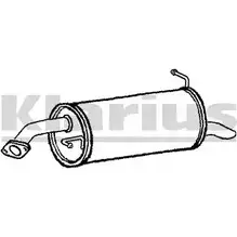 Задний глушитель KLARIUS 3062474 210867 WX9NG N CLEZ1