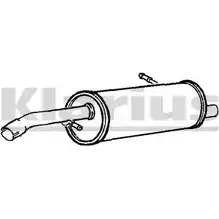Задний глушитель KLARIUS ITUUB2 3062547 VG YO5RB 210947