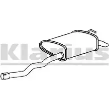 Задний глушитель KLARIUS TB FOQ D92692R 3064036 230949