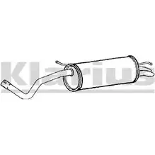 Задний глушитель KLARIUS 3064092 DIFES V 231005 XE1F9