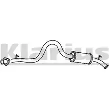Задний глушитель KLARIUS 240156 GP 15QA Z5EVJNH 3064304