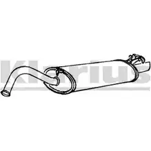 Задний глушитель KLARIUS 240594 G 7NHTIH LXVFUB2 3064565