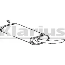 Задний глушитель KLARIUS ZA2E61H 3064694 240779 2WI8J 3