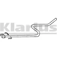 Выхлопная труба глушителя KLARIUS 3064993 OBH9P S7 250228 JP388E изображение 0