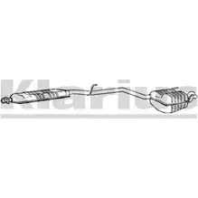 Задний глушитель KLARIUS 3066897 270773 OVK9Z38 A LJUKE