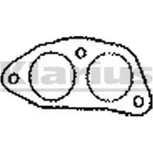 Прокладка трубы глушителя KLARIUS N6 CO3 M46H4F 3073420 410210 изображение 0