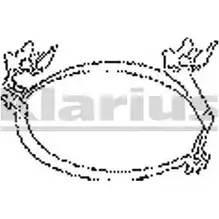 Кронштейн, система выпуска ОГ KLARIUS 3074542 KMF36 QJ 430099 2FPFFGG изображение 0