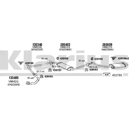 Система выпуска ОГ KLARIUS 3SDE6 YDYE QX 930643E 3078364 изображение 0