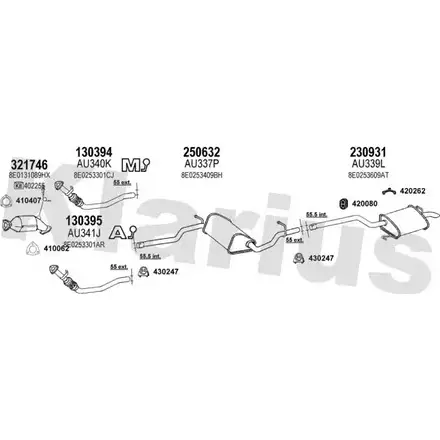 Система выпуска ОГ KLARIUS VNSF 8EB 5KPF95 3078949 940513E изображение 0