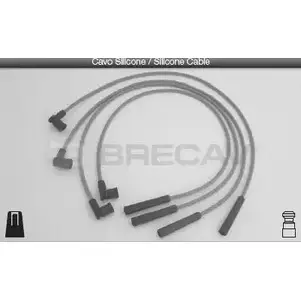 Высоковольтные провода зажигания BRECAV CBR2641 3083760 15.541 2 12641 изображение 0