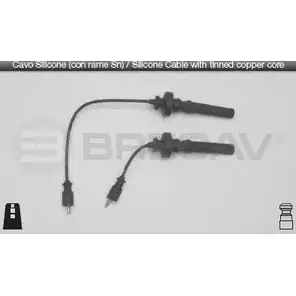 Высоковольтные провода зажигания BRECAV 3084019 2 15128 CBR5128 28.528