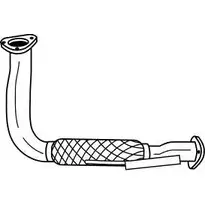 Выхлопная труба глушителя SIGAM SZ U30G BP16R 3086866 13165 изображение 0