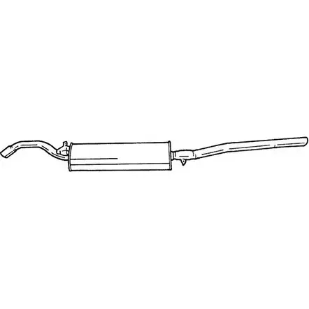 Задний глушитель SIGAM 22607 3088412 Z39YY MK ICOX изображение 0