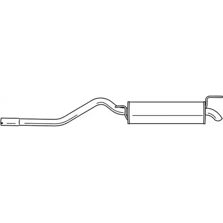 Задний глушитель SIGAM F3B 05 22627 05PGG7L 3088432 изображение 0