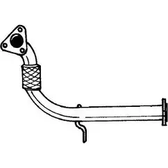 Выхлопная труба глушителя SIGAM N RNEU WBZ3B4 25187 3088961 изображение 0