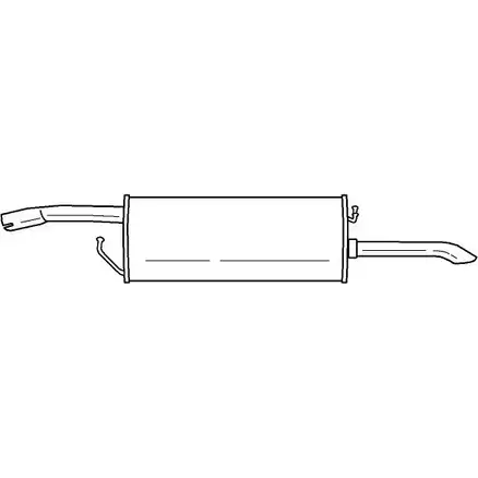 Задний глушитель SIGAM 256 56 M9ED2F 25656 3089199 изображение 0