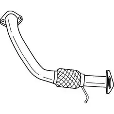 Выхлопная труба глушителя SIGAM U21IV 32130 3089585 48H 6K изображение 0