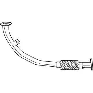 Выхлопная труба глушителя SIGAM 3090212 M8EB4 7O3A J 37124 изображение 0