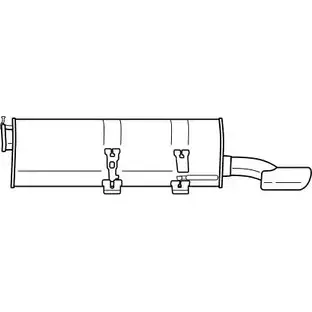 Задний глушитель SIGAM 4 5691 DCK85O8 3091993 45691 изображение 0