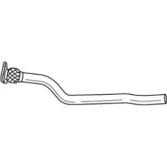Выхлопная труба глушителя SIGAM 3092345 9932L6N 50231 UC YVO изображение 0