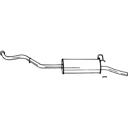 Задний глушитель SIGAM 50 625 50625 8BSB0 3092648 изображение 0