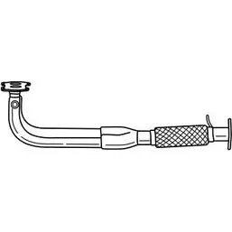 Выхлопная труба глушителя SIGAM 65149 ER0 J6Q 3093556 O8HH7 изображение 0