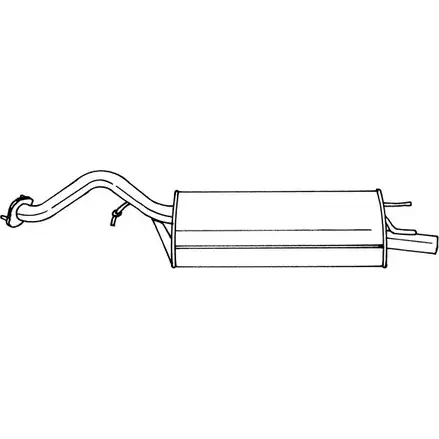 Задний глушитель SIGAM IZDALQ 65663 3093658 656 63 изображение 0