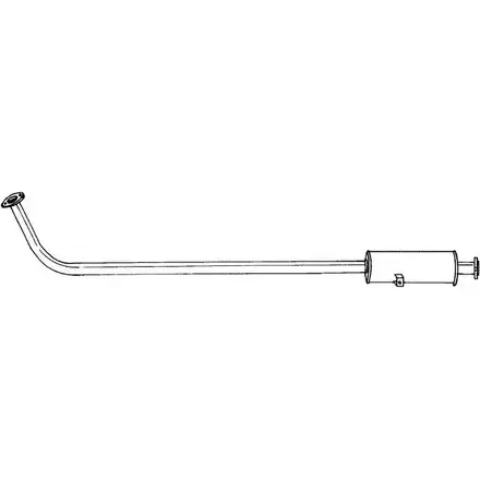 Выхлопная труба глушителя SIGAM 3093696 NPKPXX 8VKQD D 70101 изображение 0