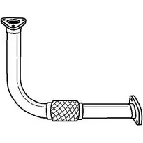 Выхлопная труба глушителя SIGAM I6D XP UE8UR 3093959 74103 изображение 0