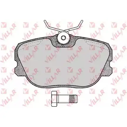 Тормозные колодки, дисковые, комплект VILLAR 3101322 2101 0 626.0303 7323D439