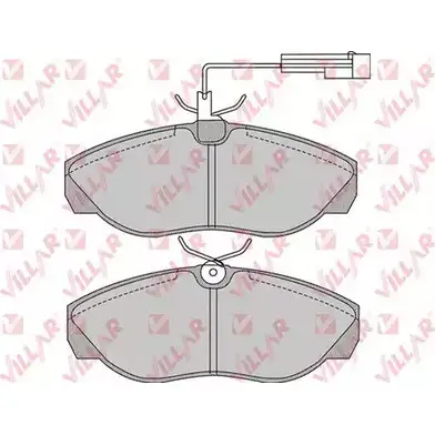 Тормозные колодки, дисковые, комплект VILLAR 2179 9 626.0965 3101938 23603 изображение 0